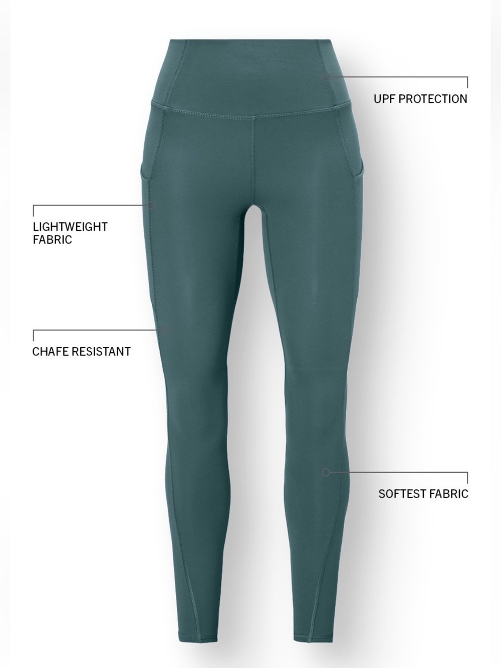 NWOT Fabletics PureLuxe High-Waist Leggings in Merlot - Picture 6 of 6